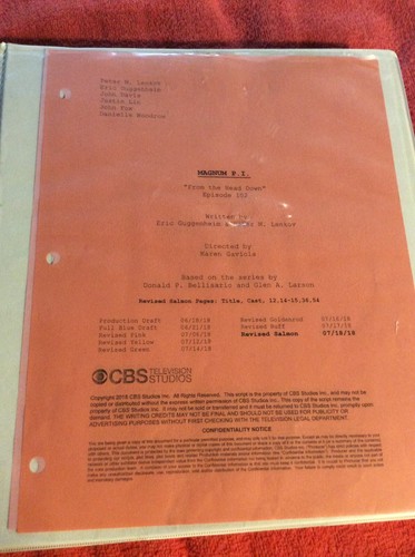 Magnum script originale - p.i.,