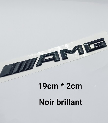 Logo amg noir brillant - amg, sticker