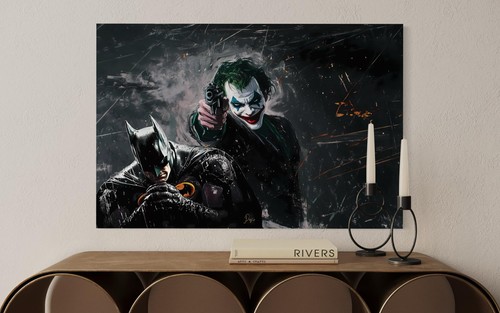 Quadro tela joker batman - quadro,