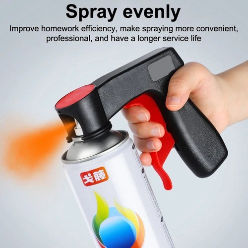 Spray paint gun booster hand - spray,