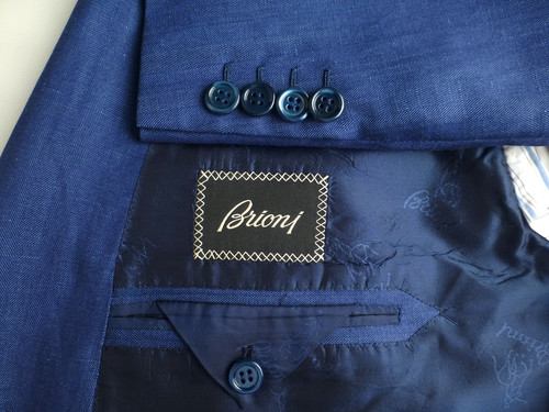 Blazer brioni 54r 44r lino - blazer,