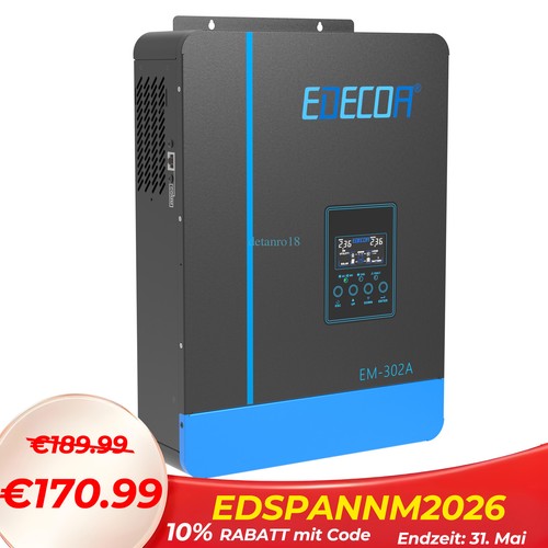 Inverter ibrido edecoa 24v - inverter,