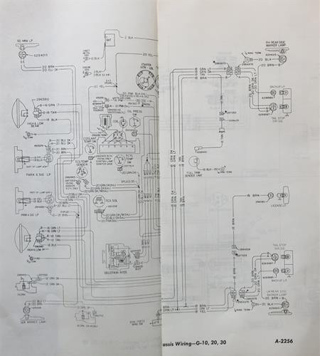 Schema elettrico van chevy - schema,