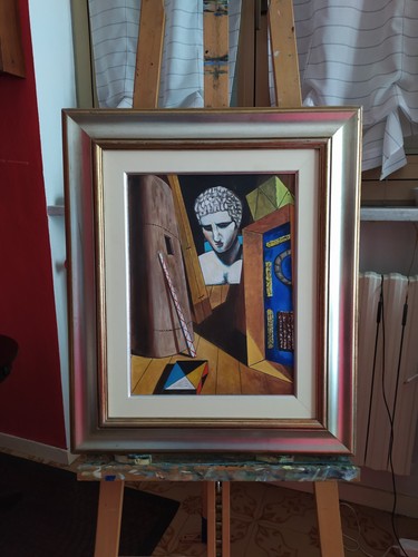 Quadro dipinto mano omaggio - quadro,