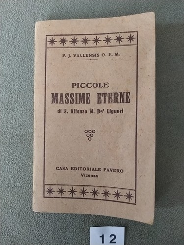 Piccole massime eterne 1926 - eterne, s