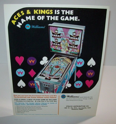 Aces kings flipper - aces, flyer