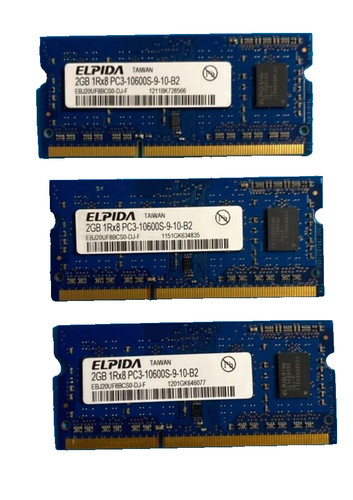Mémoire ram dimm 2 gb - 3x,