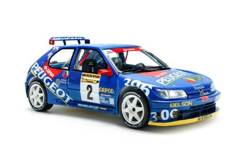 Peugeot 306 maxi blue 2 - 1:18,