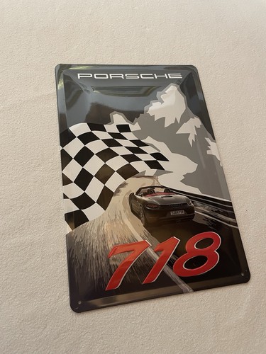 Piastra metallo porsche - piastra, 718