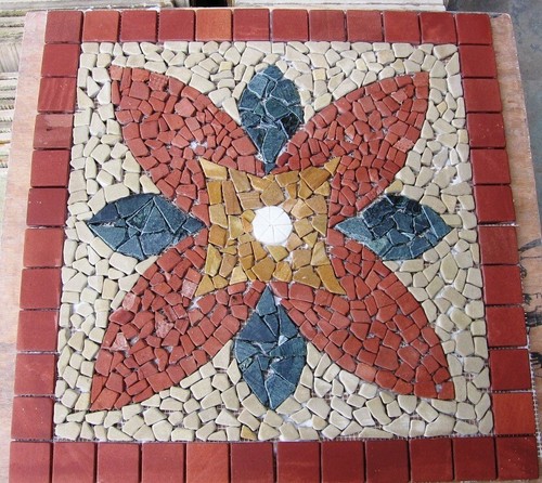 Rosone mosaico marmo e - rosone,