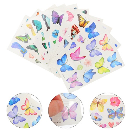 Fogli farfalle colorate - 20,