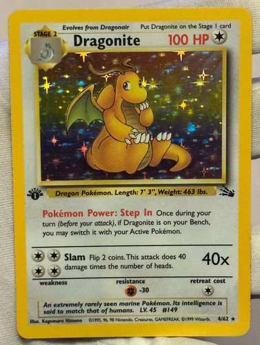 Dragonite holo 1 - holo, 1°