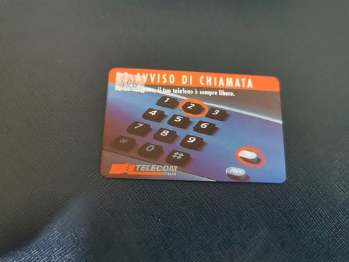 Scheda telefonica telecom - telefonica, r2
