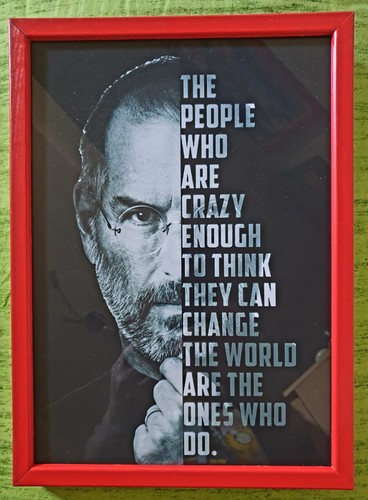 Quadro 21x29 con aforisma - , di