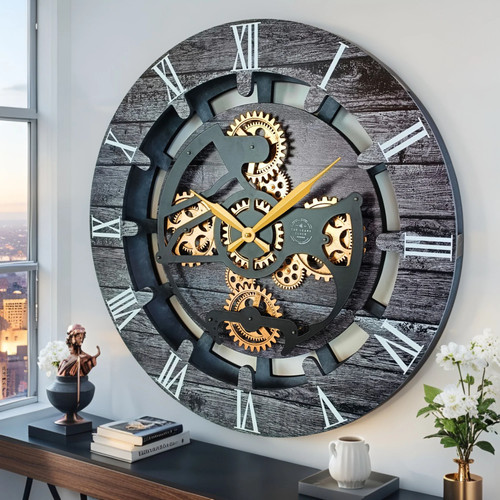 The gears clock - the, line