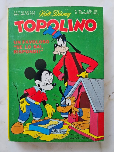 Topolino libretto 942 - topolino, n.