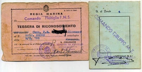 Regia marina tessera - regia,