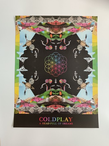 Poster vip coldplay head - vip,