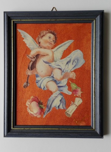 Quadretto decoupage angelo - quadretto,