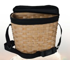 Mushroom basket woven wood - in,
