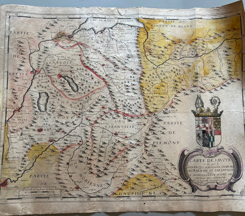 Carte savoie antica - carte,