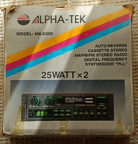 Autoradio vintage alpha - vintage, alpha-tek