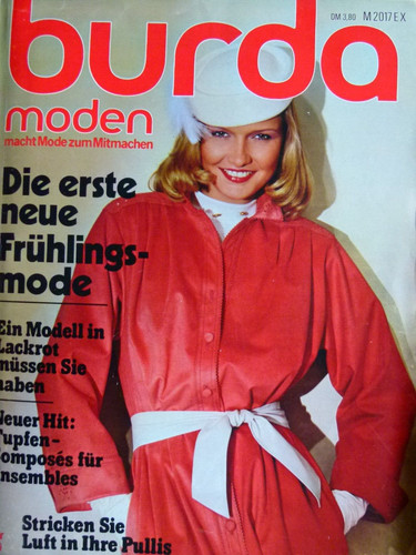 Vecchio quaderno moda burda - vecchio,