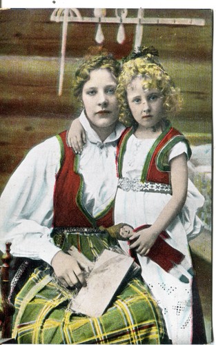 Costume bambola madre e - da,