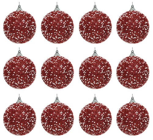 Palline natale 8cm - palline,