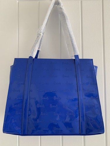 Borsa harrods blu elettrico - borsa,
