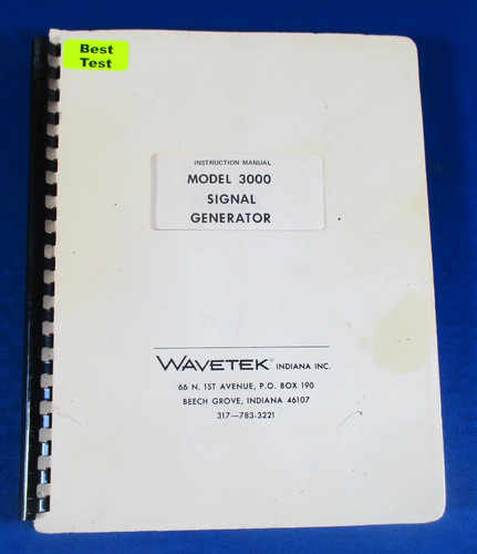 Wavetek modello 3000 - wavetek,