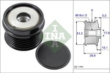 Ruota libera generatore 535