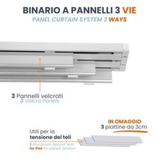 Binario per tende - a, pannello