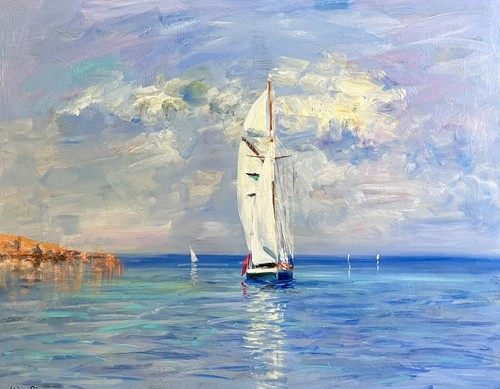 Dipinto olio nino pippa - dipinto,