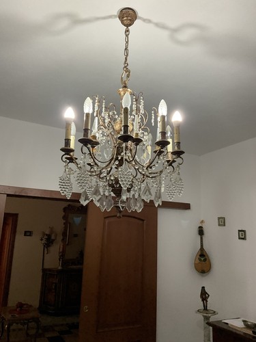 Lampadario vintage anni con - lampadario,