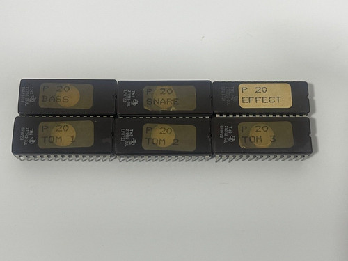 Dynacord p20 set eprom audio - dynacord,