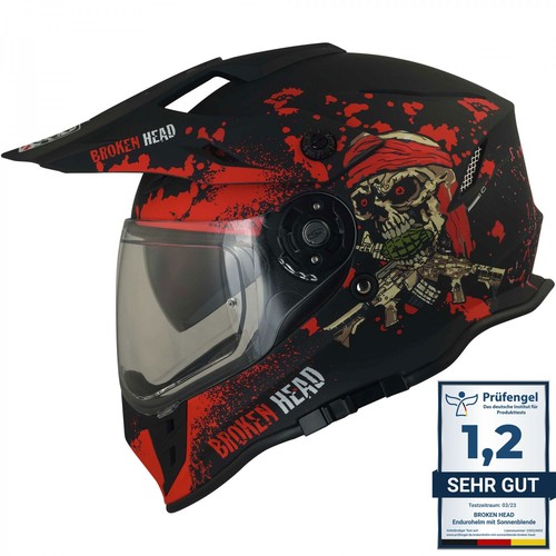 Broken head casco - head, enduro