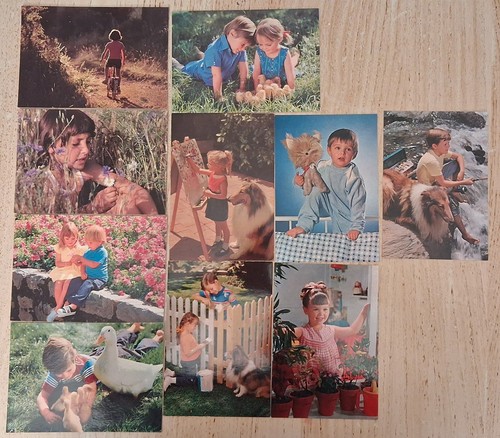 Lotto cartoline bambini - lotto, 10