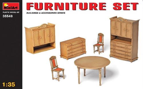 Furniture set diorama - set,