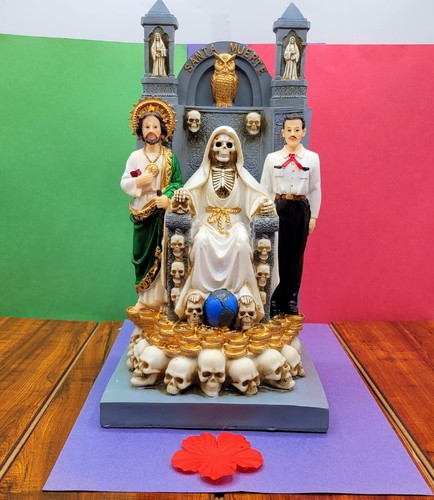 Statua santa muerte con - di,