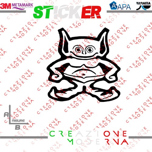 Adesivo sticker gremlin misure - gremlin,