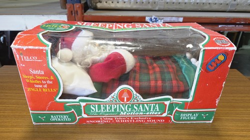 Vintage telco sleeping - telco, santa