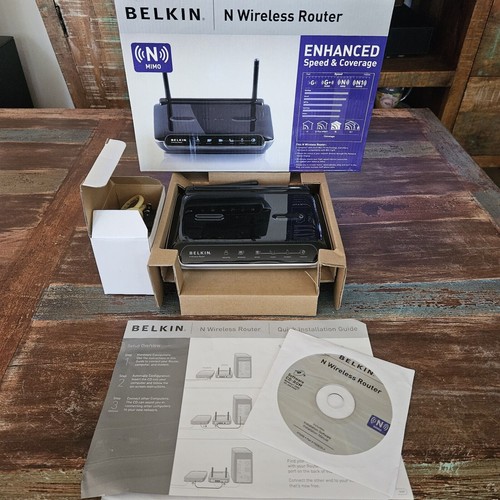 Belkin router wireless modem - n,
