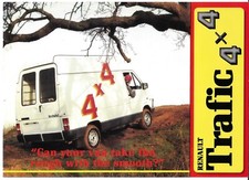 Renault trafic 4x4 1987 regno - trafic,