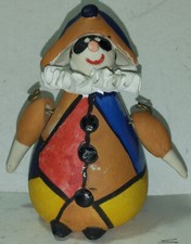 PERSONAGGIO ARLECCHINO , IN PORCELLANA DI CAPODIMONTE VINTAGE ANNI 60