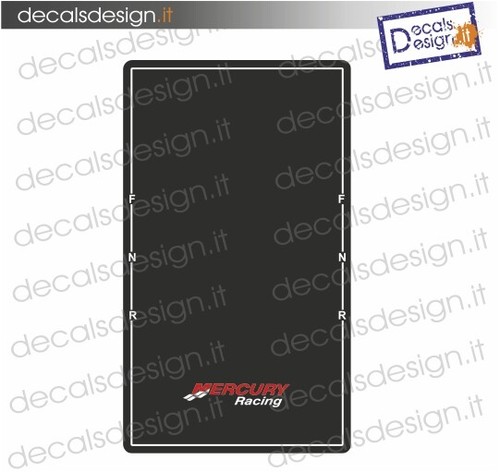 Adesivi manetta motore marino