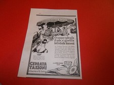 PUBBLICITA'  1931  CEDRATA TASSONI SALO' GARDA SPIAGGIA OMBRELLONE SOLE COSTUMI