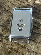 Antico orologio anni 30 ART DECO GENTS JUMP HOUR PER RICAMBI o RIPARAZIONE