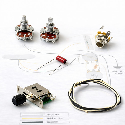 Kit cablaggio telecaster - kit,