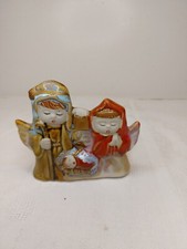 Mini Natività in Ceramica Riferimento Altezza Personaggi 9 cm Presepe . Creche